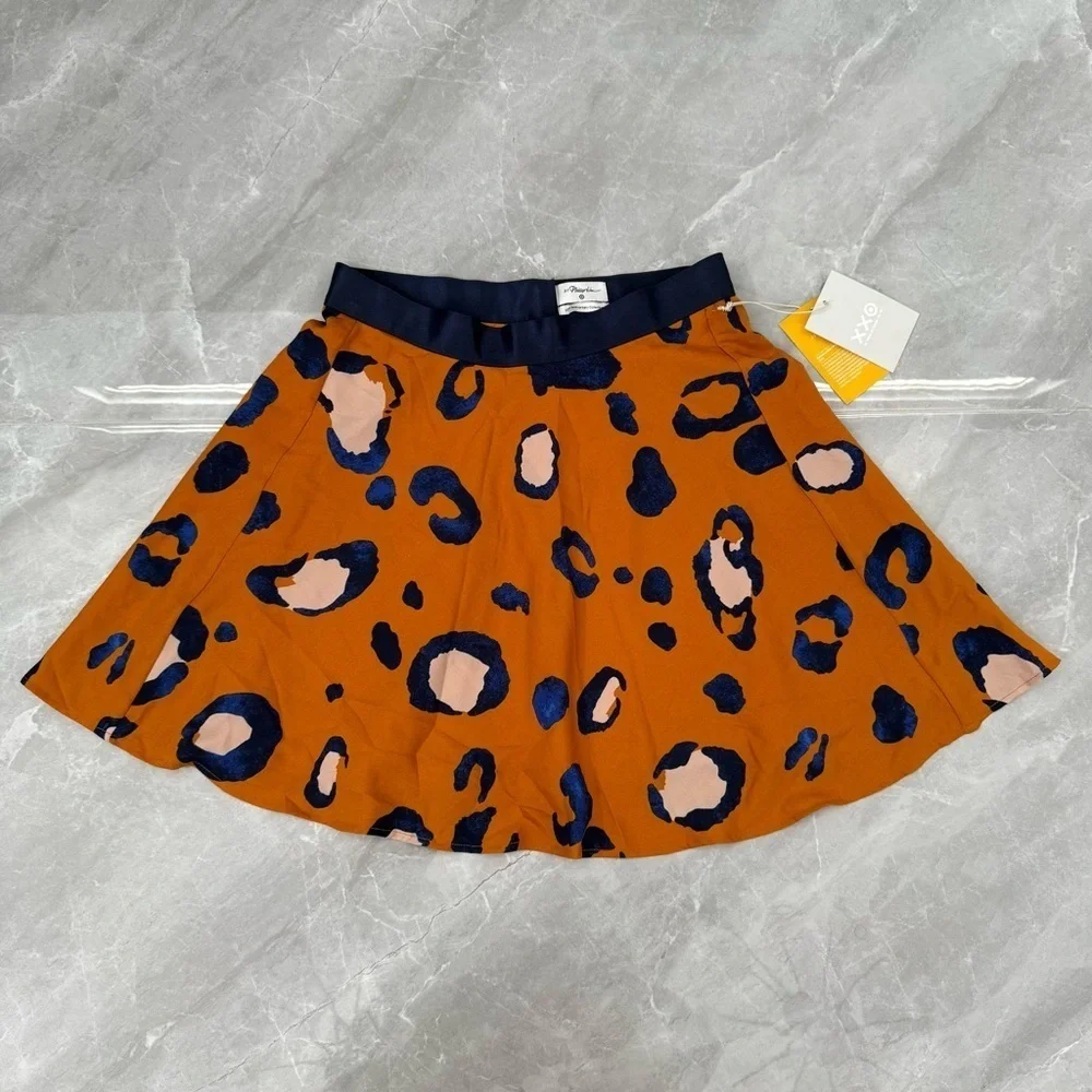 Women’s 3.1 Phillip Lim For Target Leopard Print Skirt 20th Anniversary Size 12